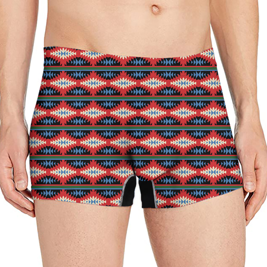 Native Navajo Pattern Print Men's Boxer Briefs
