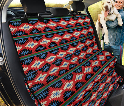 Native Navajo Pattern Print Pet Car Back Seat Cover