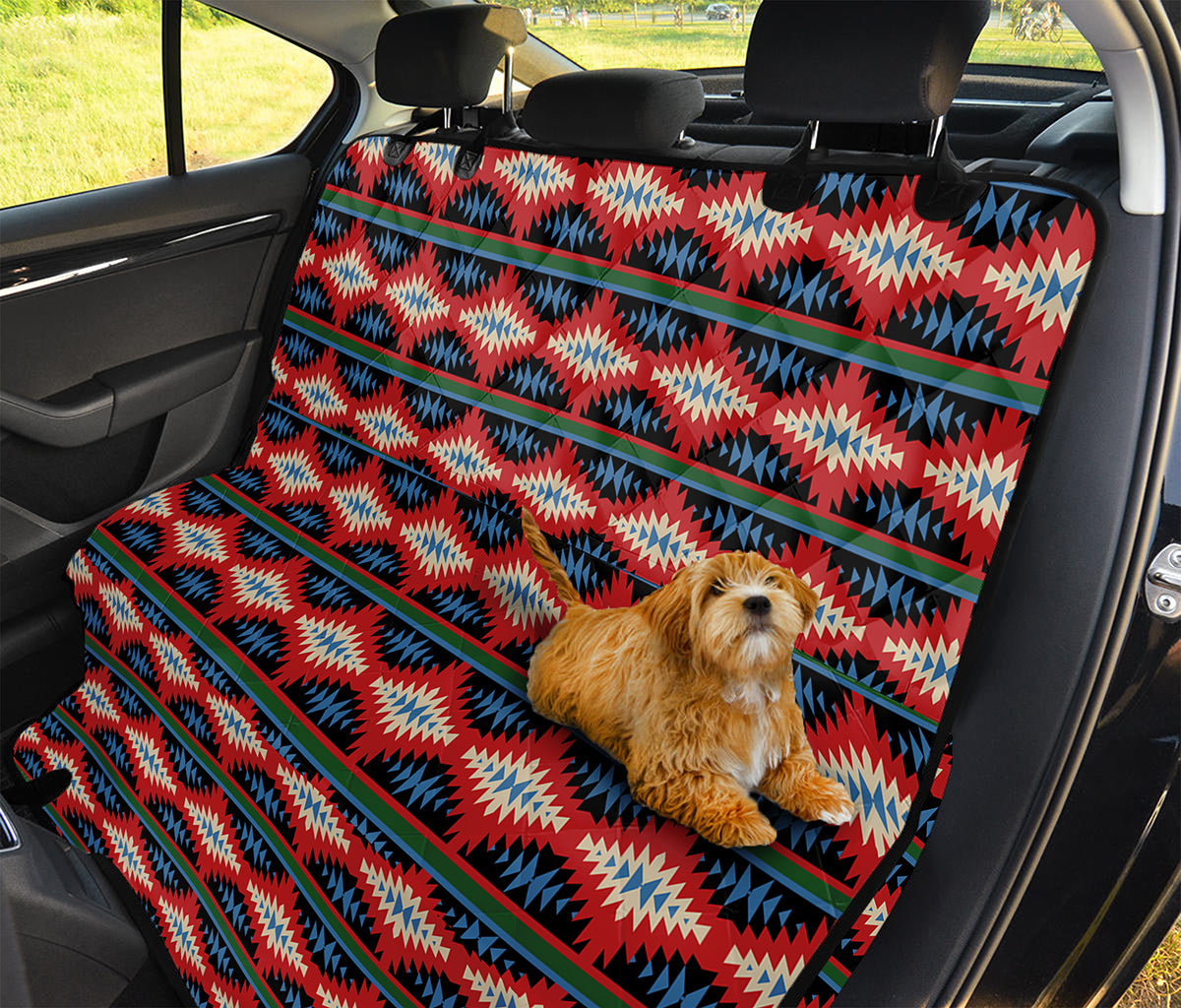 Native Navajo Pattern Print Pet Car Back Seat Cover