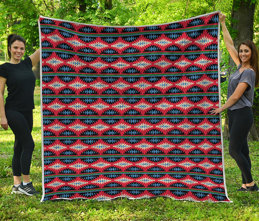 Native Navajo Pattern Print Quilt