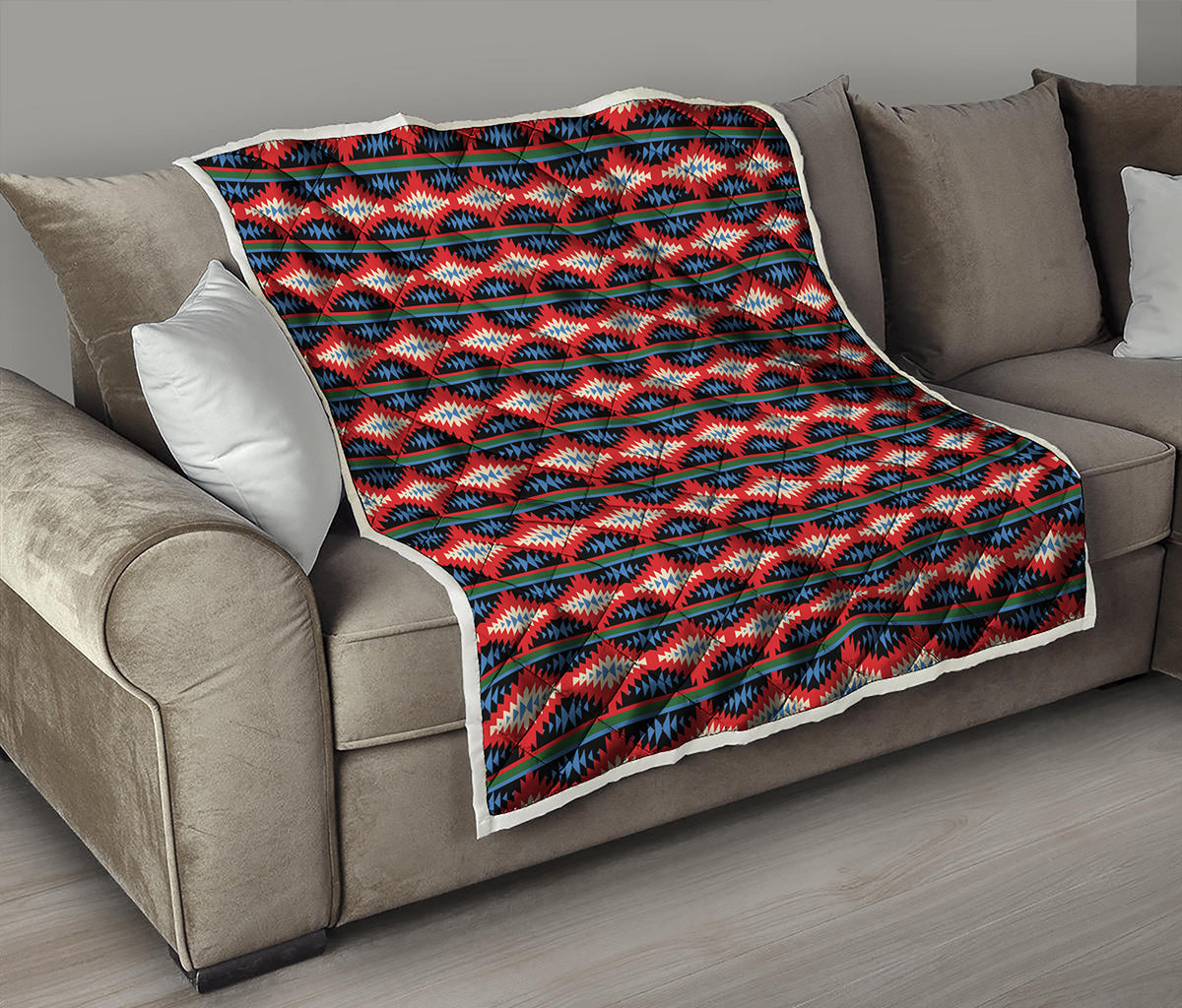 Native Navajo Pattern Print Quilt