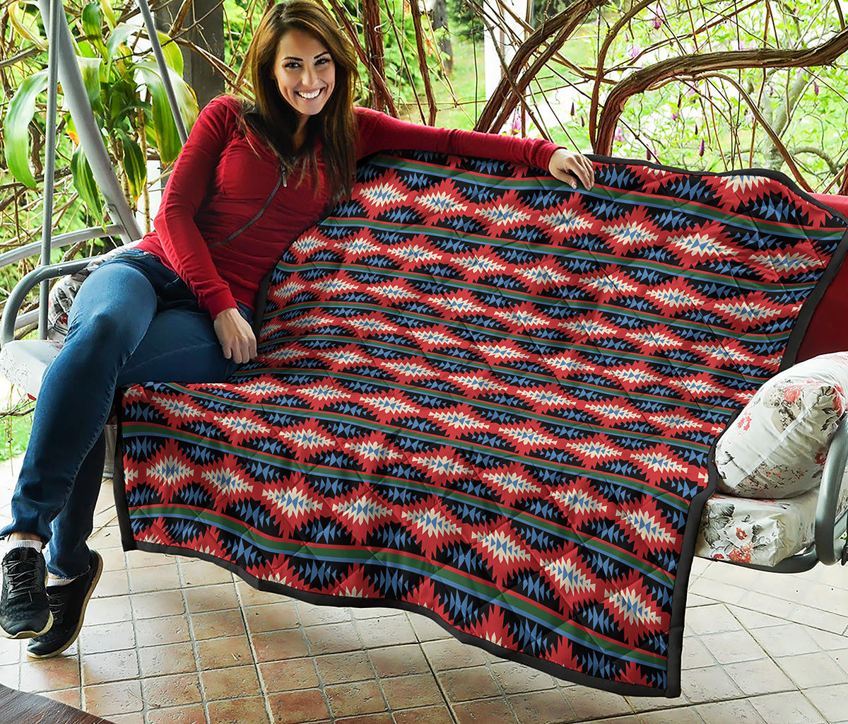 Native Navajo Pattern Print Quilt