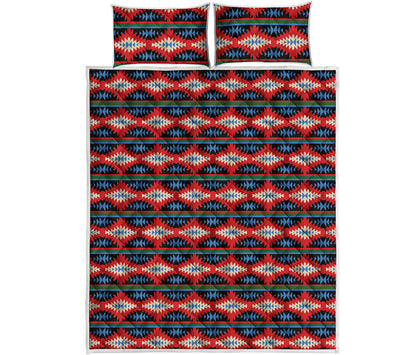 Native Navajo Pattern Print Quilt Bed Set