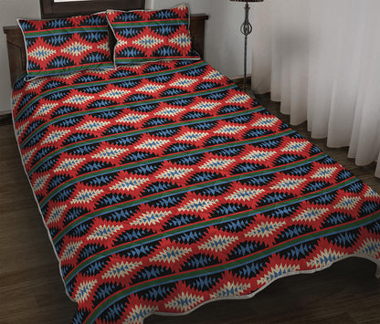 Native Navajo Pattern Print Quilt Bed Set