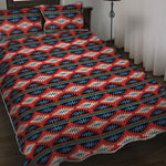 Native Navajo Pattern Print Quilt Bed Set