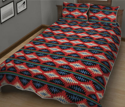 Native Navajo Pattern Print Quilt Bed Set