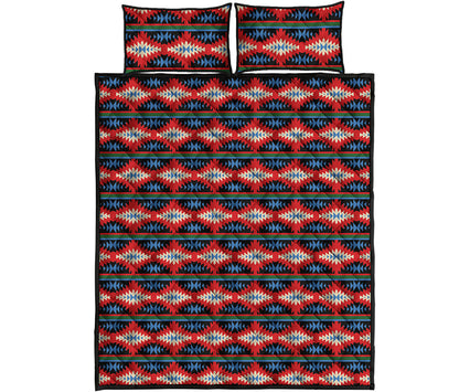 Native Navajo Pattern Print Quilt Bed Set