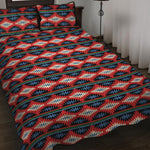 Native Navajo Pattern Print Quilt Bed Set