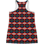 Native Navajo Pattern Print Women's Racerback Tank Top