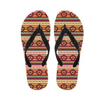 Native Pendleton Inspired Pattern Print Flip Flops