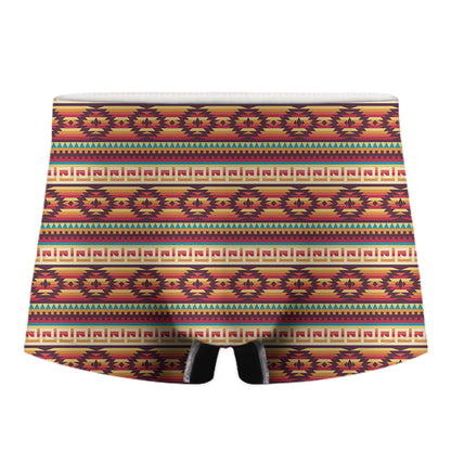 Native Pendleton Inspired Pattern Print Men's Boxer Briefs