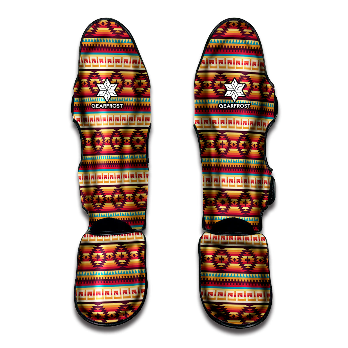 Native Pendleton Inspired Pattern Print Muay Thai Shin Guard