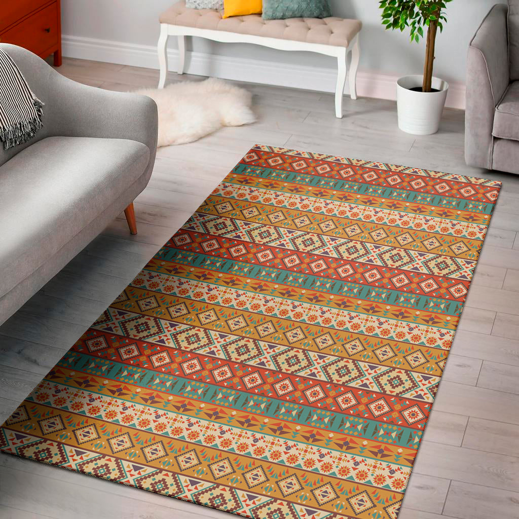 Native Pendleton Navajo Pattern Print Area Rug