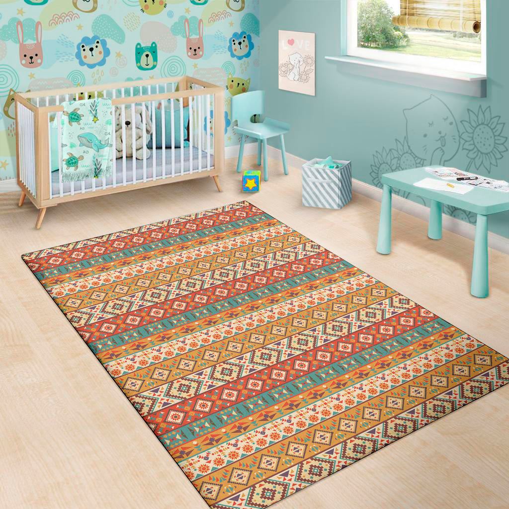 Native Pendleton Navajo Pattern Print Area Rug