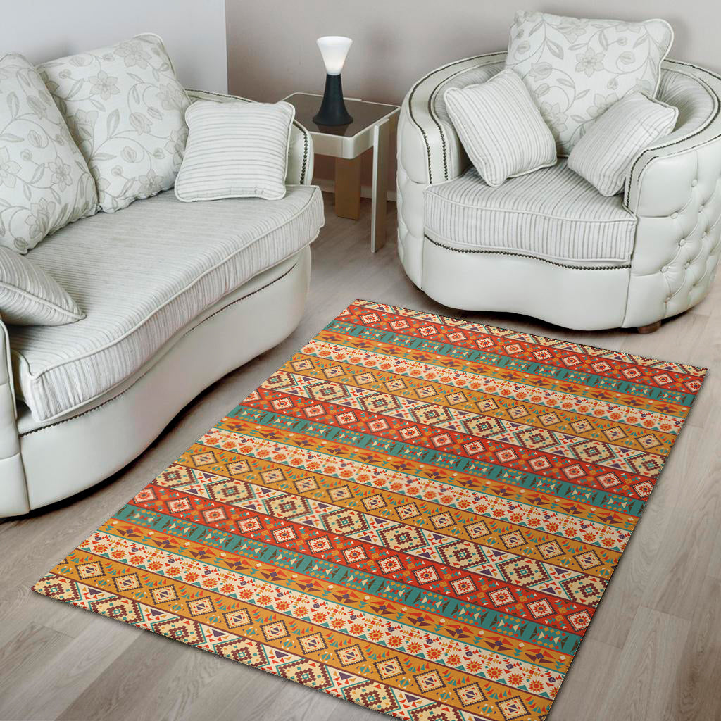 Native Pendleton Navajo Pattern Print Area Rug