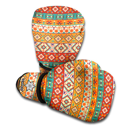 Native Pendleton Navajo Pattern Print Boxing Gloves