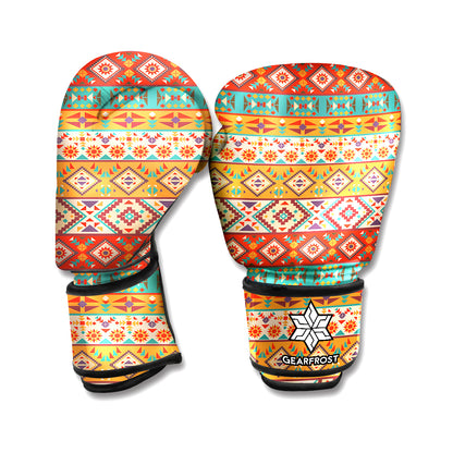Native Pendleton Navajo Pattern Print Boxing Gloves