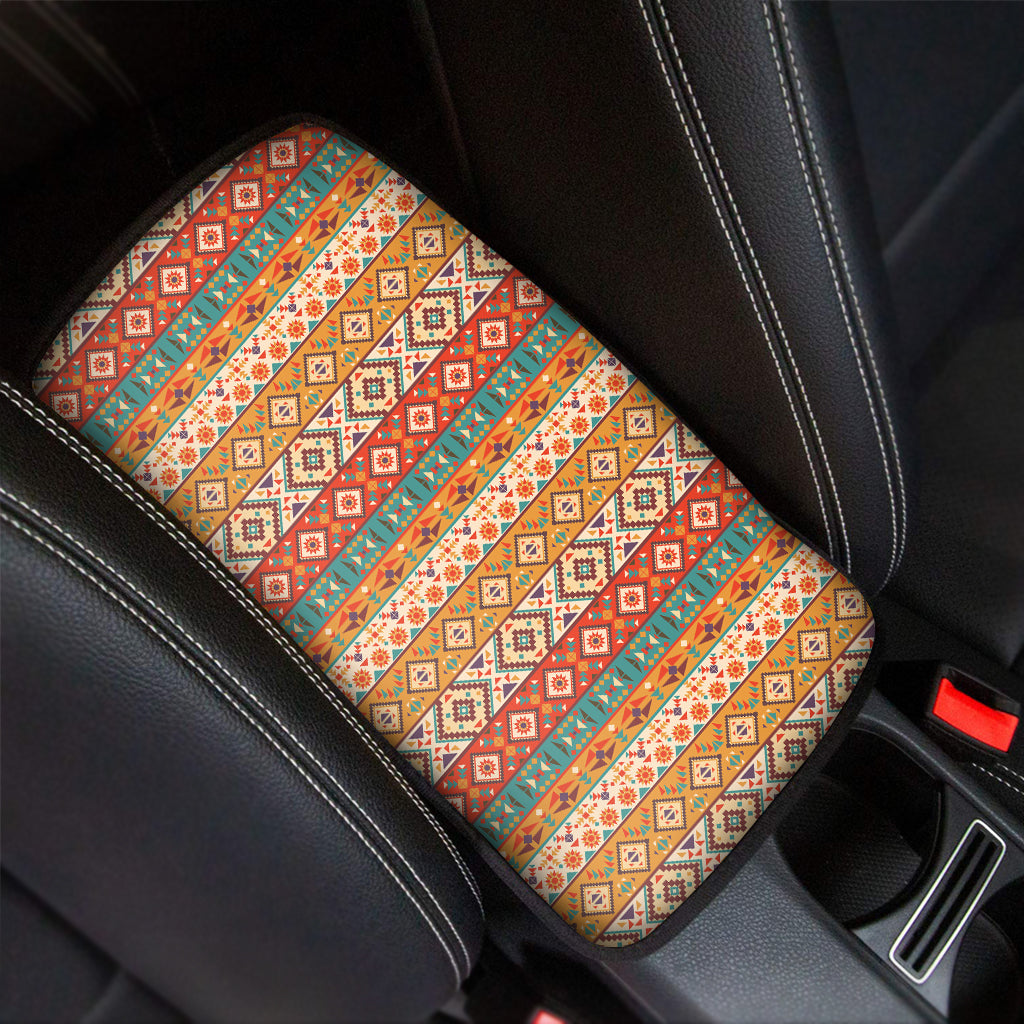Native Pendleton Navajo Pattern Print Car Center Console Cover