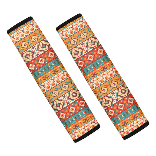 Native Pendleton Navajo Pattern Print Car Seat Belt Covers