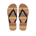 Navajo Native Pattern Print Flip Flops