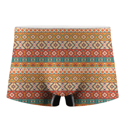 Native Pendleton Navajo Pattern Print Men's Boxer Briefs