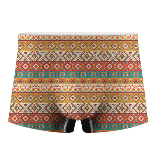Native Pendleton Navajo Pattern Print Men's Boxer Briefs