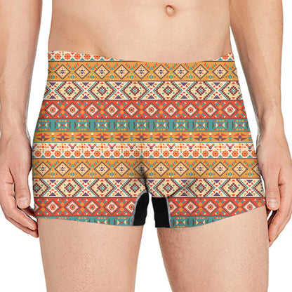 Native Pendleton Navajo Pattern Print Men's Boxer Briefs