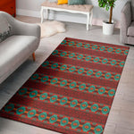 Native Southwestern Pattern Print Area Rug