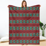 Native Southwestern Pattern Print Blanket