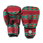 Native Southwestern Pattern Print Boxing Gloves