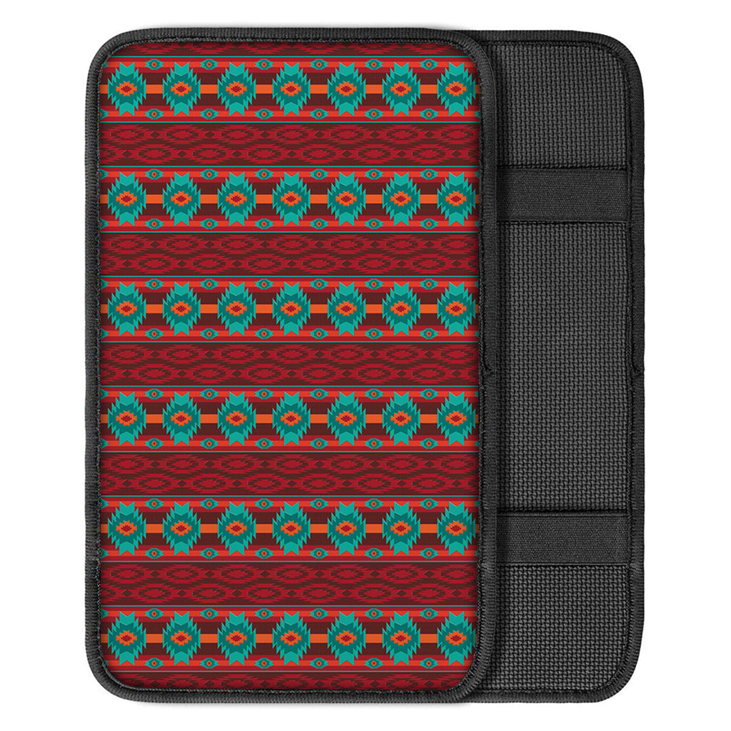 Native Southwestern Pattern Print Car Center Console Cover