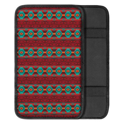Native Southwestern Pattern Print Car Center Console Cover