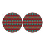 Native Southwestern Pattern Print Car Coasters