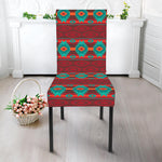 Native Southwestern Pattern Print Dining Chair Slipcover