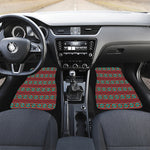 Native Southwestern Pattern Print Front and Back Car Floor Mats