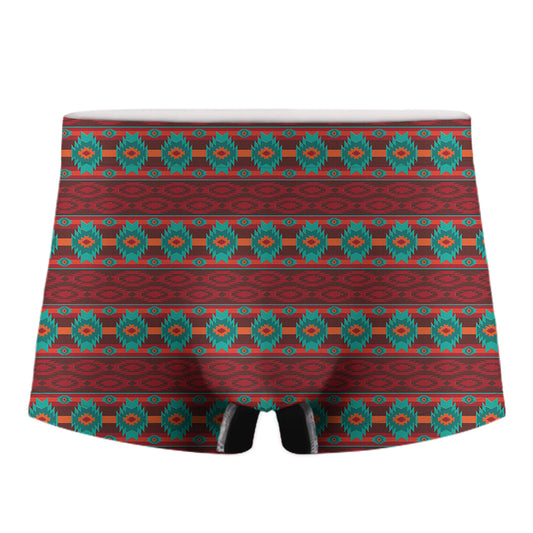 Native Southwestern Pattern Print Men's Boxer Briefs