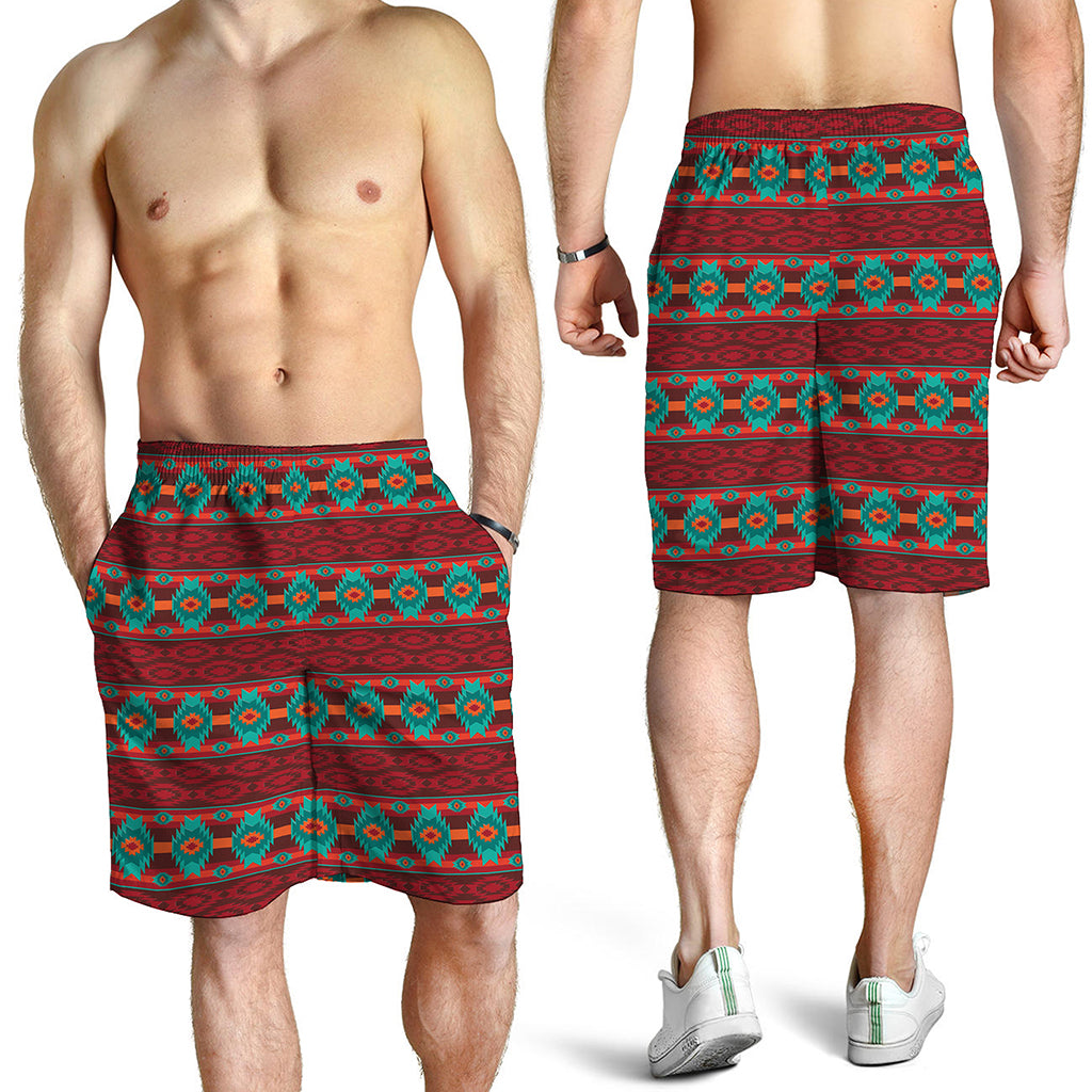 Native Southwestern Pattern Print Men's Shorts