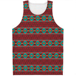 Native Southwestern Pattern Print Men's Tank Top