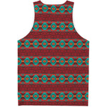 Native Southwestern Pattern Print Men's Tank Top