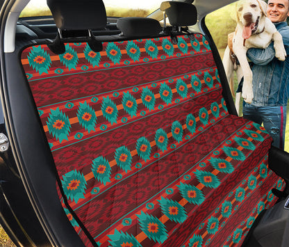 Native Southwestern Pattern Print Pet Car Back Seat Cover