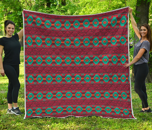 Native Southwestern Pattern Print Quilt