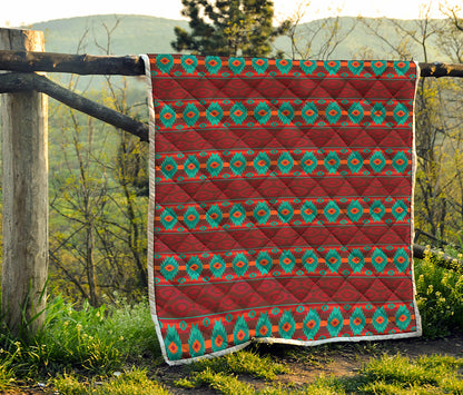 Native Southwestern Pattern Print Quilt