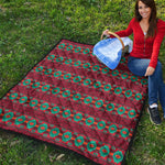 Native Southwestern Pattern Print Quilt