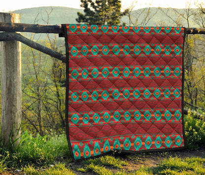 Native Southwestern Pattern Print Quilt