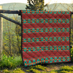 Native Southwestern Pattern Print Quilt