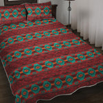 Native Southwestern Pattern Print Quilt Bed Set