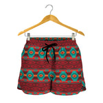 Native Southwestern Pattern Print Women's Shorts