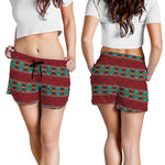 Native Southwestern Pattern Print Women's Shorts