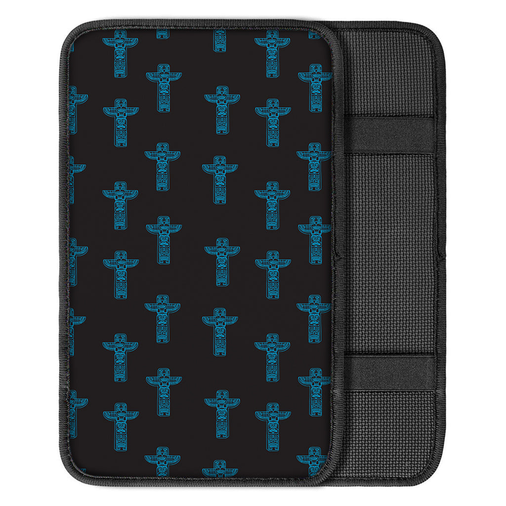 Native Totem Pattern Print Car Center Console Cover
