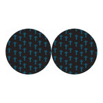 Native Totem Pattern Print Car Coasters